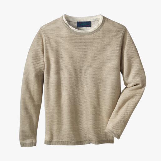 Carbery Linen Climate Control Pullover Doubly airy: Knitwear made of pure linen with supplementary ventilating structure.
