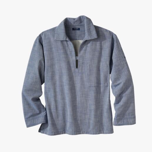 Saint James Fisherman’s Shirt Fisherman’s Vareuse shirt: The Breton original in the up-to-date trend for workwear.