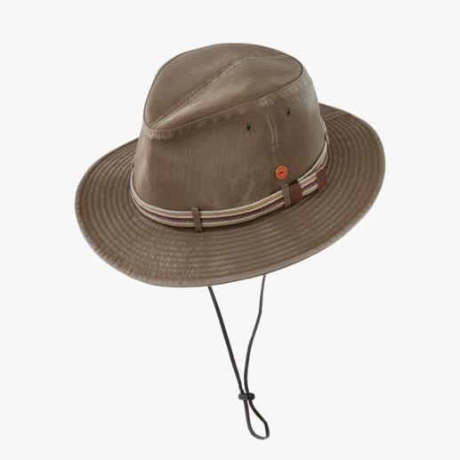 Mayser Travel Hat Lightweight, crushable, washable and with UV protection 80. By Mayser. German millinery since 1800.