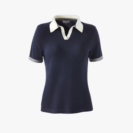 Seldom Giza Fine Knit Polo Shirt Made from rare Giza cotton – processed by German knitwear specialist, Seldom.