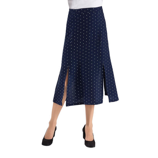 polka dot midi skirt uk