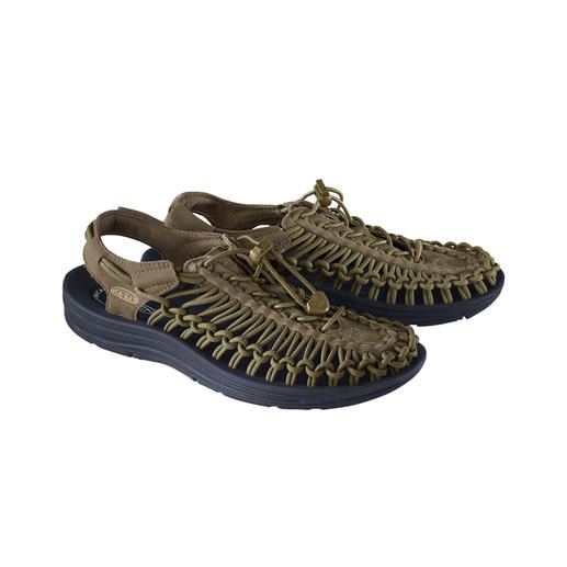 KEEN® Outdoor Sandals Uneek™, Women Two cords + one sole produces the most innovative outdoor sandal. From American outdoor specialist KEEN®, USA.