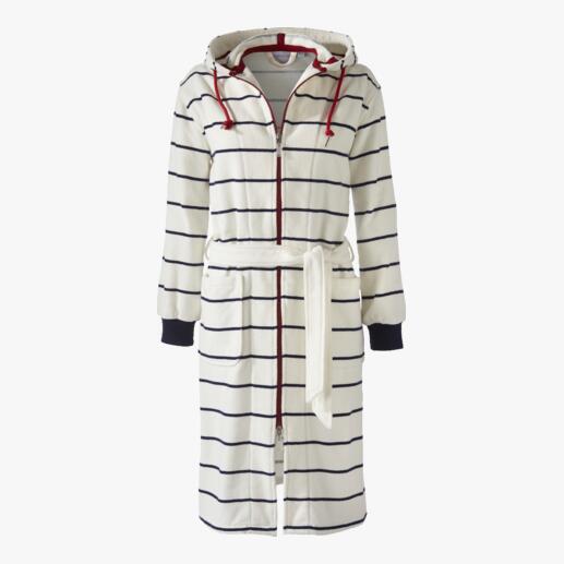 Carl Ross Bathrobe with zip fastener Secure fit without inadvertent opening. And finally puts an end to excessively wide sleeves.