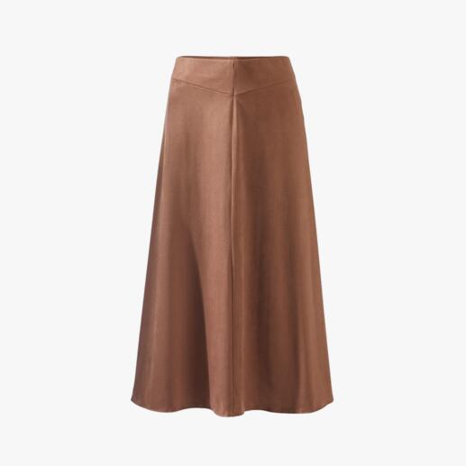 Seductive Alcantara® skirt The trendy skirt made of velvety soft Alcantara®: Looks like suede, but is more comfortable and easy to clean.
