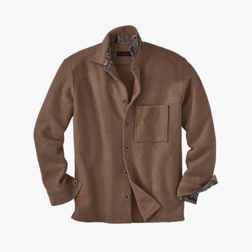 Alpaca Wool Overshirt Now bang on-trend: Classic workwear overshirt. Latest trend: Lighter thanks to rare alpaca wool.
