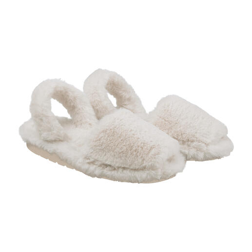 Avarcas Plush Slippers Fluffy and soft. Fashionably important. And traditionally handcrafted in Menorca.