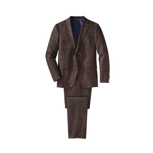 Versatile Suit With Prince-of-Wales Check The all-rounder in fashionably patterned suits is made of fine cloth with a Prince-of-Wales check.
