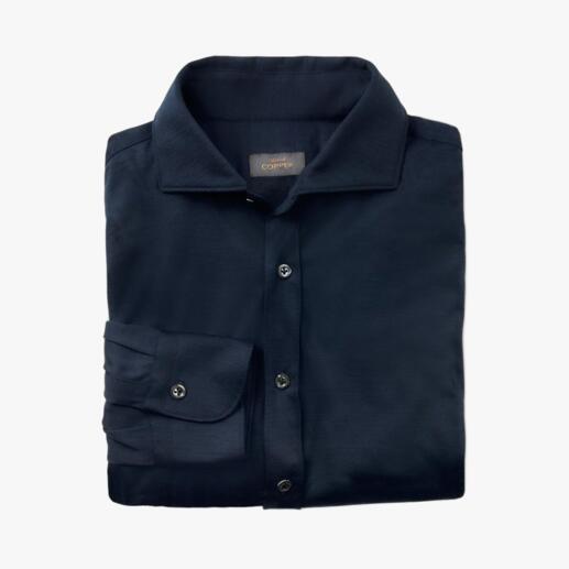Edward Copper Wool-Jersey Shirt As elegant as a business shirt. As warm as a fine knit jumper. As comfortable as a T-shirt.