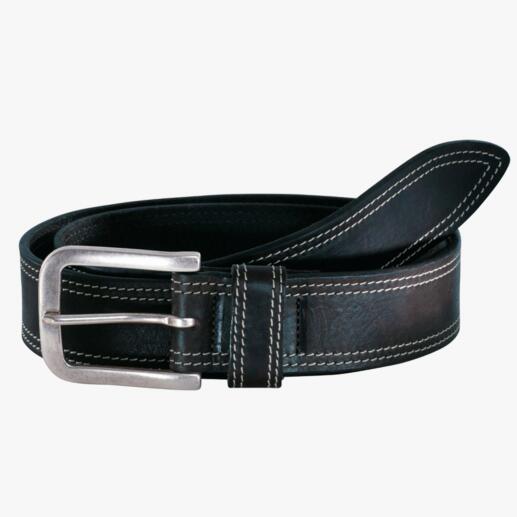Tuscan Leather Belt The perfect jeans belt is made of rugged cowhide. Tanned and refined in Tuscany.