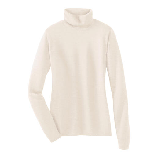 Polo Neck, Offwhite