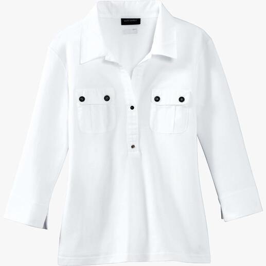 Saint James Shirt Blouse As stylish as a blouse – yet as versatile and easy as a T-shirt. By Saint James/France.